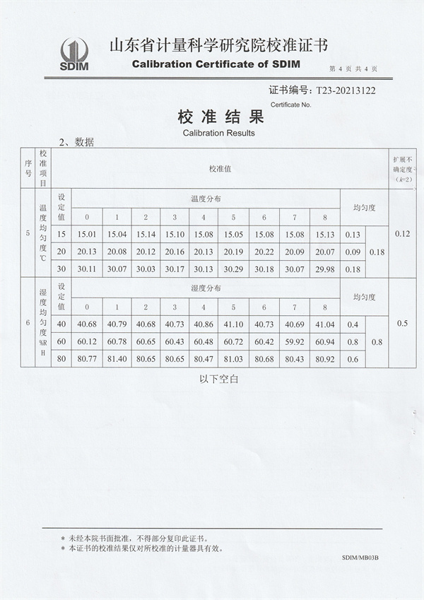 浙江大华智联有限公司温湿度检定箱校准证书 (4).jpg